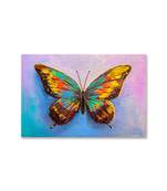 999Store  Beautiful Butterfly Art Framed Canvas Painting  (Cnvas_24X36 Inch _Multi)