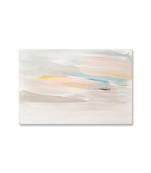 999Store  Beautiful Abstract White Color Framed Canvas Painting  (Cnvas_24X36 Inch _Cream)