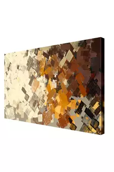 999Store  Abstract Morden Art Framed Canvas Painting  (Cnvas_24X36 Inch _Brown)