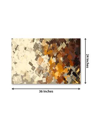 999Store  Abstract Morden Art Framed Canvas Painting  (Cnvas_24X36 Inch _Brown) 4