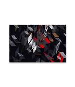 999Store  Abstract Morden Art White black And  Color Framed Canvas Painting  (Cnvas_24X36 Inch _Black)