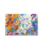 999Store  Abstract Morden Art Multi Color Framed Canvas Painting  (Cnvas_24X36 Inch _Multi)