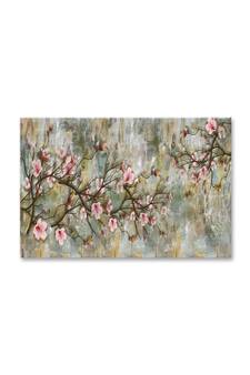999Store  Flowers And Tree Morden Art Framed Canvas Painting  (Cnvas_24X36 Inch _Grey)