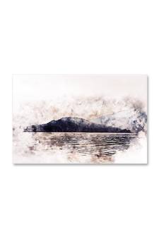 999Store  Beautiful Mountain Art Framed Canvas Painting  (Cnvas_24X36 Inch _White)