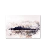 999Store  Beautiful Mountain Art Framed Canvas Painting  (Cnvas_24X36 Inch _White)