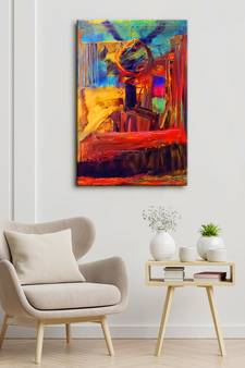 999Store    Red Canvas home_decor paintings