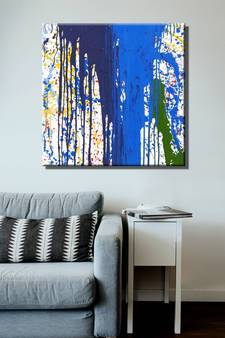 999Store    Blue Canvas home_decor paintings