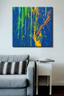 999Store    Blue Canvas home_decor paintings