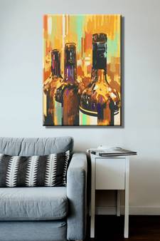 999Store    Yellow Canvas home_decor paintings