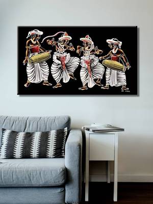 999Store    Black Canvas home_decor paintings 1