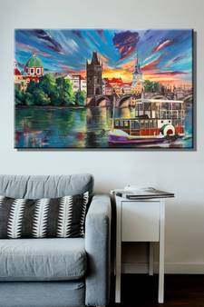 999Store    Blue Canvas home_decor paintings