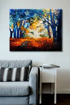 999Store    Blue Canvas home_decor paintings
