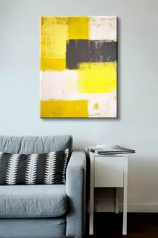 999Store    Yellow Canvas home_decor paintings