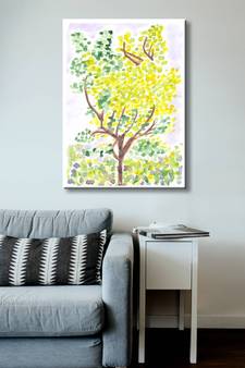 999Store    Yellow Canvas home_decor paintings