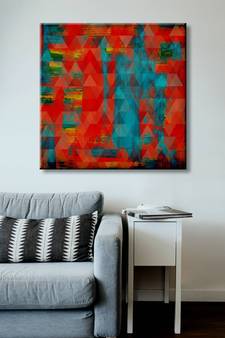 999Store    Red Canvas home_decor paintings