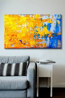999Store    Yellow Canvas home_decor paintings