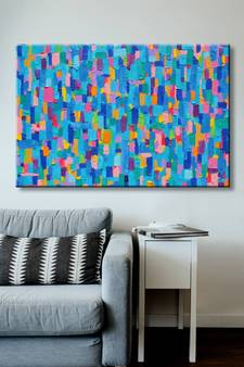 999Store    Blue Canvas home_decor paintings