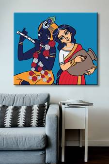 999Store    Blue Canvas home_decor paintings
