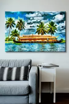 999Store    Blue Canvas home_decor paintings