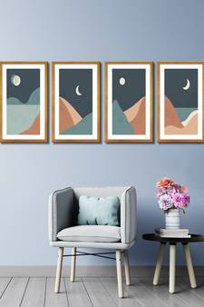 999Store    Multicolor Canvas home_decor paintings