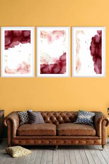 999Store    Maroon Canvas home_decor paintings