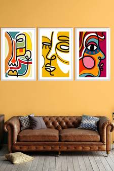 999Store    Yellow Canvas home_decor paintings