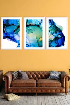 999Store    Blue Canvas home_decor paintings