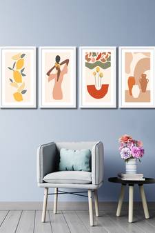 999Store    Multicolor Canvas home_decor paintings