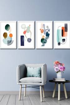 999Store    Multicolor Canvas home_decor paintings