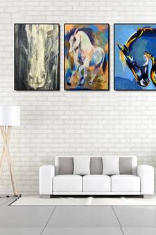 999Store    Grey wood home_decor paintings