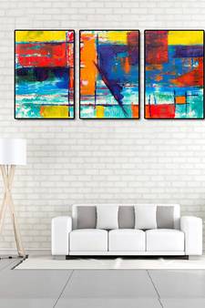 999Store    Multicolor wood home_decor paintings