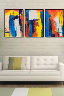 999Store    Multicolor wood home_decor paintings