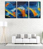 999Store    Blue wood home_decor paintings