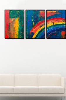 999Store    Blue wood home_decor paintings