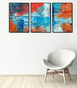999Store    Blue wood home_decor paintings