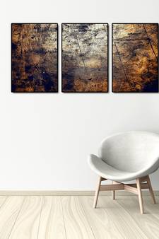 999Store    Brown wood home_decor paintings