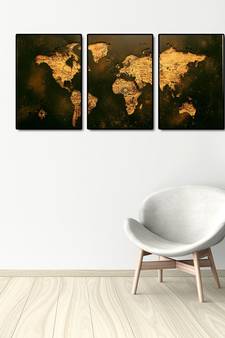999Store    Brown wood home_decor paintings