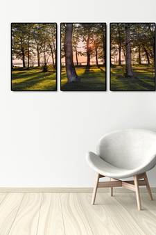 999Store    Green wood home_decor paintings