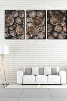 999Store    Brown wood home_decor paintings