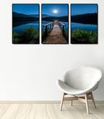 999Store    Blue wood home_decor paintings