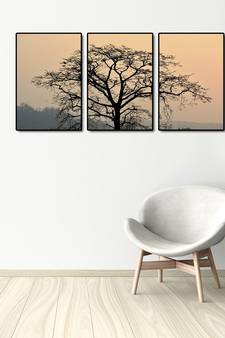 999Store    Brown wood home_decor paintings