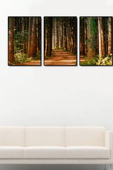 999Store    Brown wood home_decor paintings