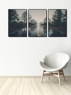 999Store    Grey wood home_decor paintings 1