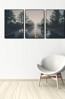 999Store    Grey wood home_decor paintings