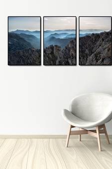 999Store    Brown wood home_decor paintings