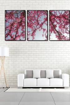 999Store    Pink wood home_decor paintings