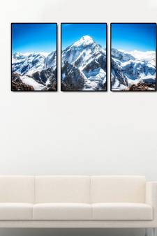 999Store    Blue wood home_decor paintings