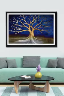 999Store    Blue Canvas home_decor paintings