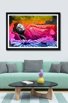 999Store    Yellow Canvas home_decor paintings