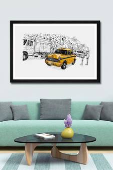 999Store    White Canvas home_decor paintings